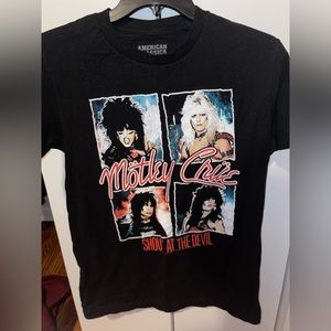 TWO Möntley Crüe Graphic Tees (Used) SIZE: ADULT SMALL